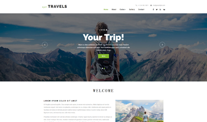 旅行公司HTML模板