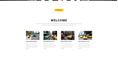 TAXI出租车公司网页模板