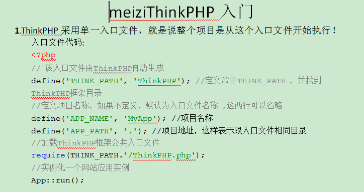 ThinkPHP初级入门教程 中文WORD版