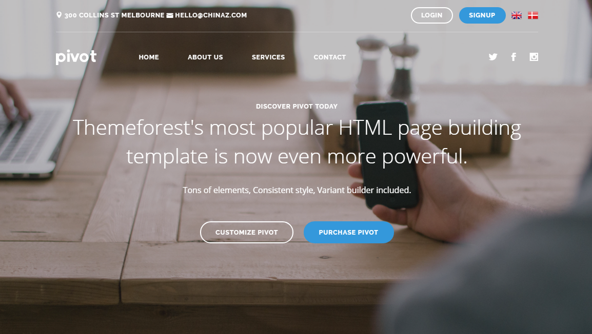 大气灰色企业网站HTML5网站