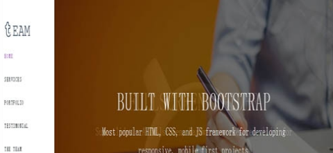 设计企业响应式bootstrap网站模板