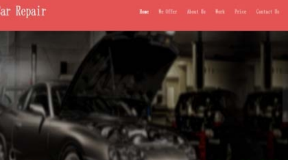 汽车汽车护理团队网站模板