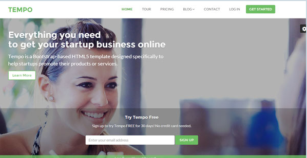 绿色的IT网站设计公司网站模板