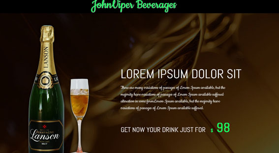 葡萄酒酒庄公司网站模板