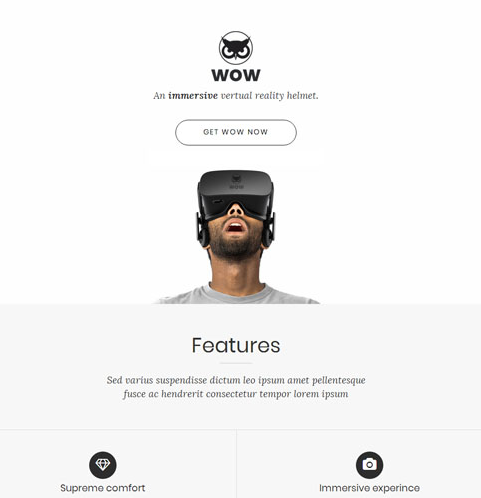 VR虚拟现实产品制作网站模板