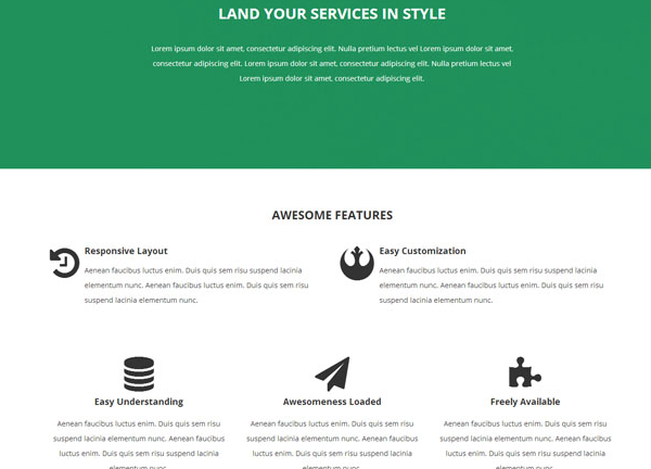 青色技术服务公司网站模板