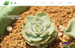 html植物花卉公司响应式网站模板