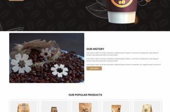 咖啡豆在线购买服务商场网站模板
