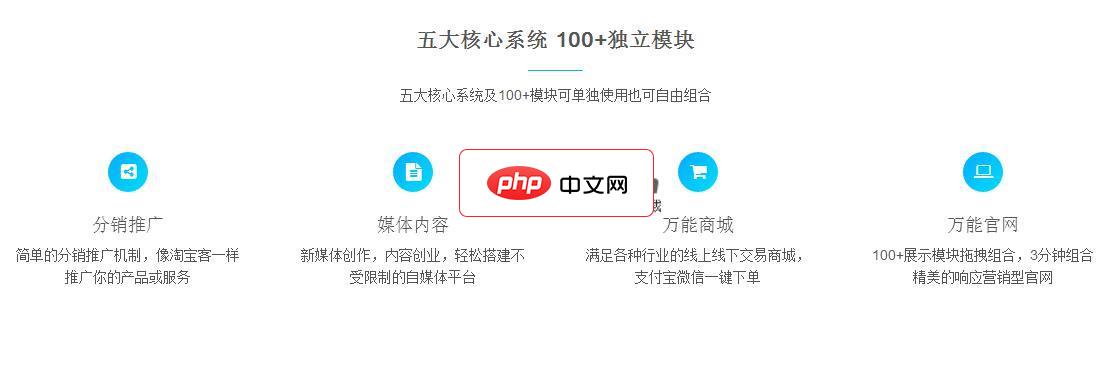 响应式营销型H5万能官网系统1.0