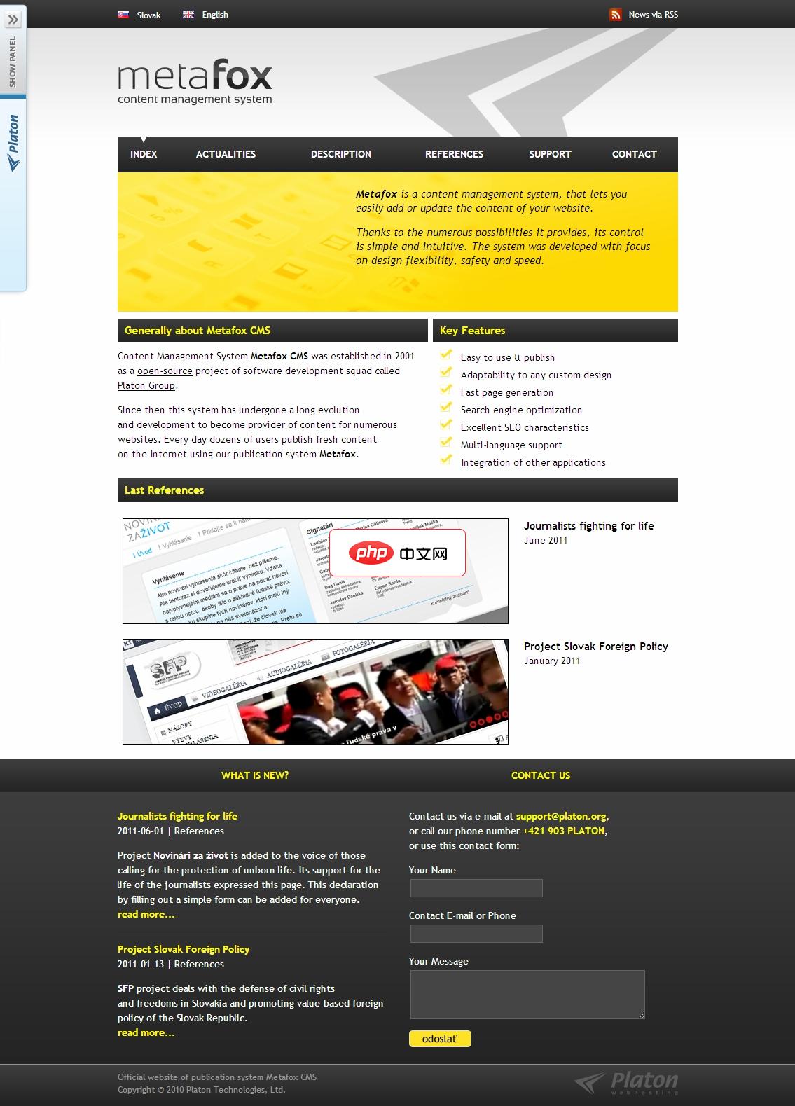 Metafox企业内容管理系统0.9.1