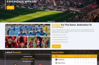 响应式足球俱乐部宣传网站模板