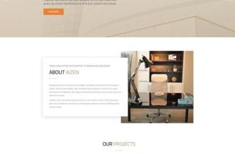 HTML5室内设计建筑设计公司网站模板