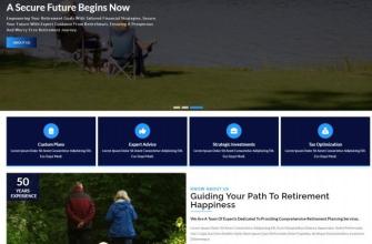 老年退休投资养老规划机构网站模板