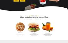 汉堡快餐在线预定服务网站模板