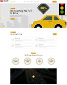 驾照考试驾校HTML5网站模板