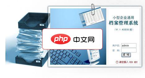 小型企业通用档案管理系统 1.1 ACCESS