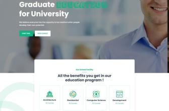 大学教育培训机构网站模板