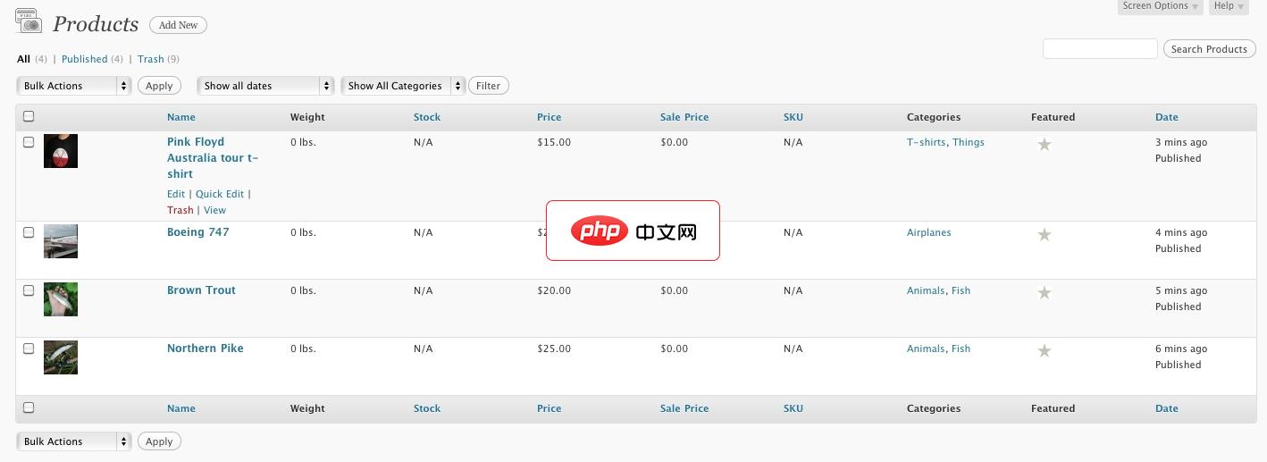 WP e-Commerce