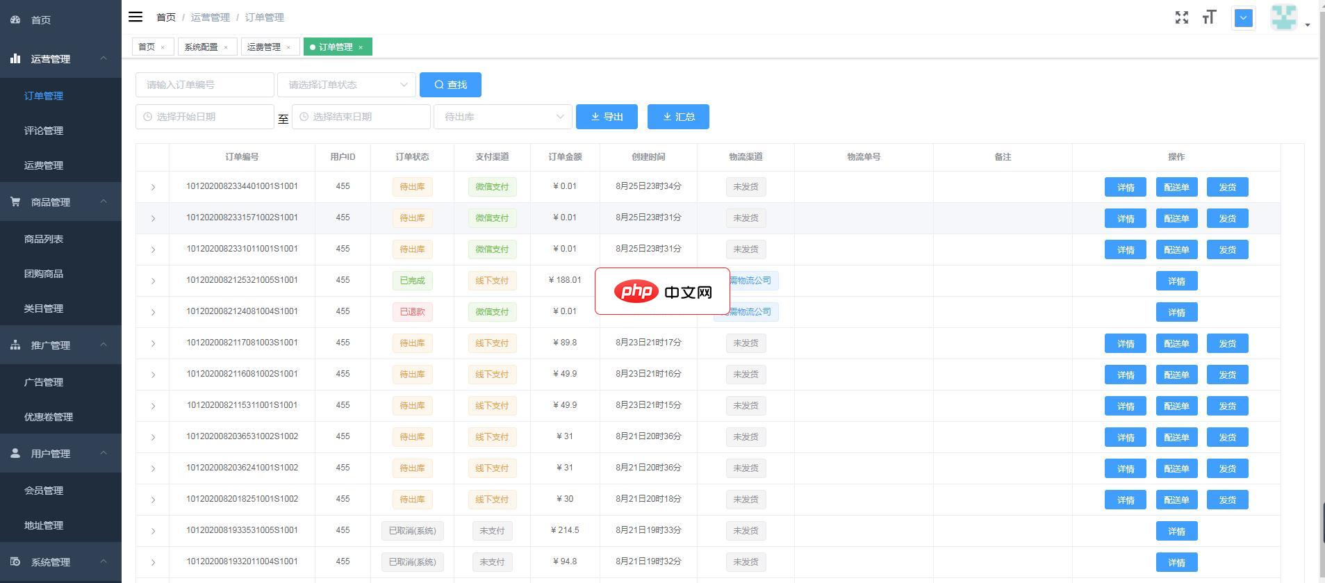 Unimall B2C商城系统
