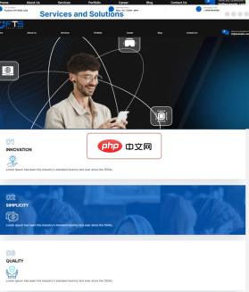 HTML5技术开发服务解决公司网站模板