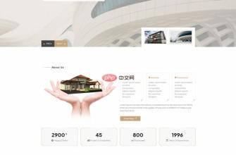HTML5房地產(chǎn)公司宣傳網(wǎng)站模板