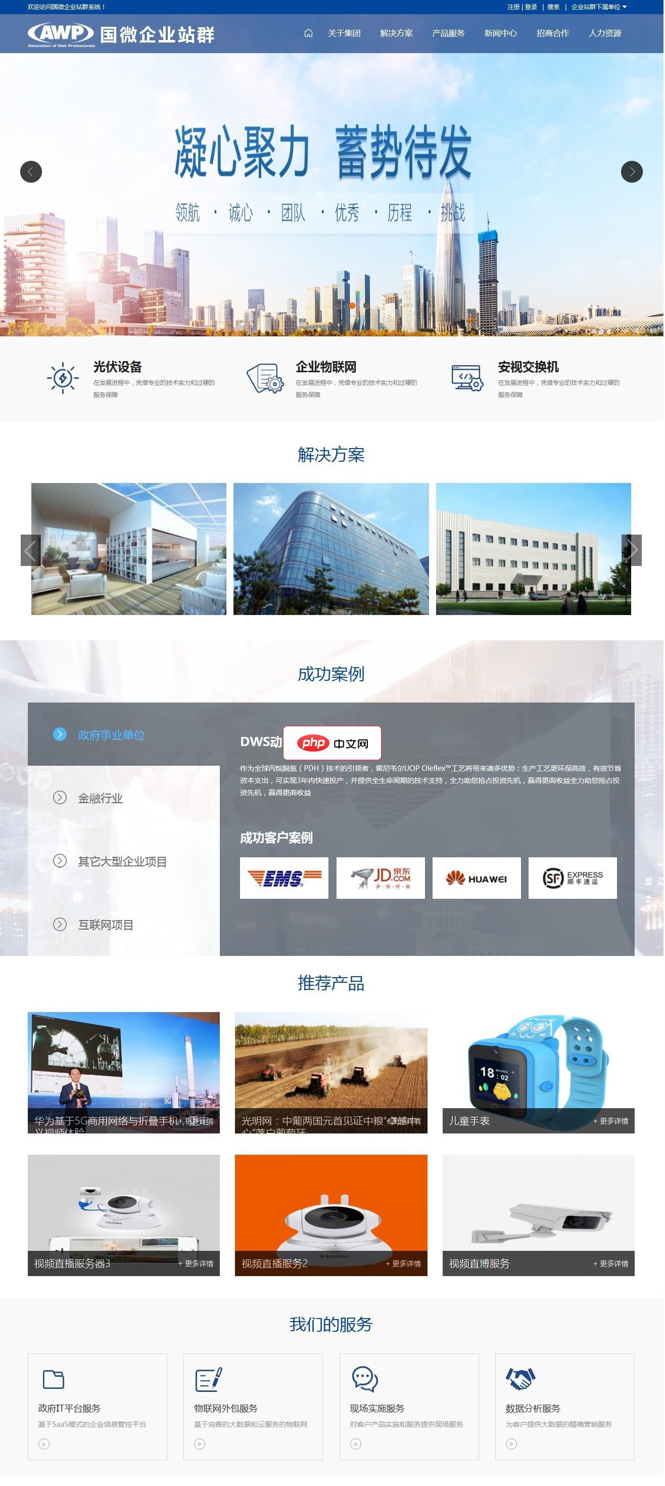 国微企业站群系统(集团站群系统)20210918