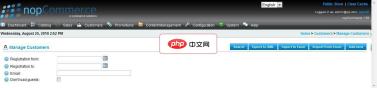 NopCommerce (ASP.NET商城)
