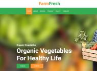 Organic fruit and vegetable supplier web template Bootstrap5