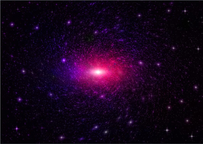 魅惑紫色螺旋形星空背景PNG素材