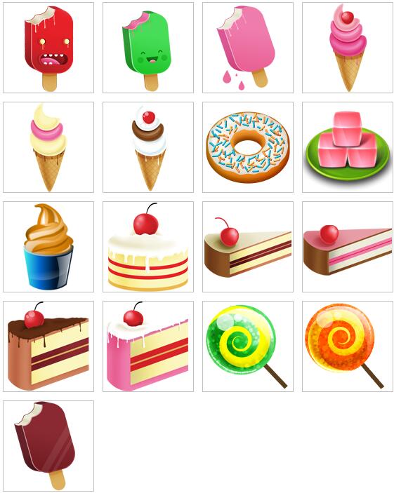 Exquisite dessert icon