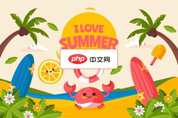 夏日度假宣传背景矢量素材