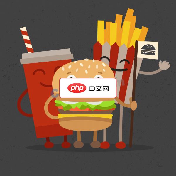 卡通化汉堡薯条IP形象矢量素材