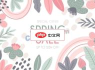 柔和色調(diào)春季銷售海報矢量背景