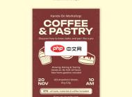 咖啡糕点美食创意宣传单设计下载