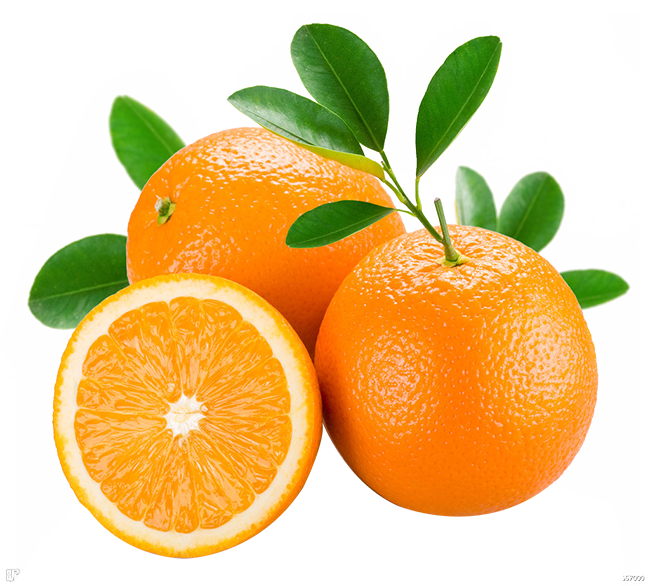新鲜橙子橙汁健康水果PNG素材