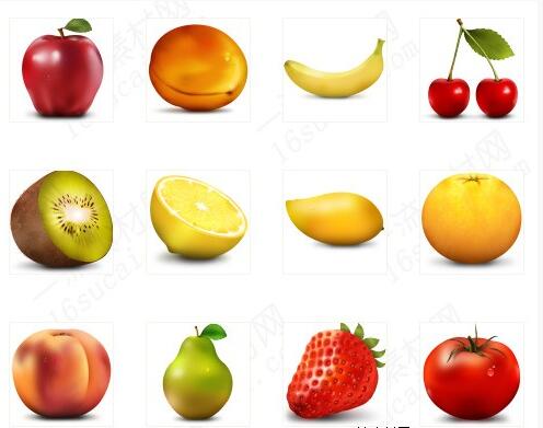 超高清水果PNG图标