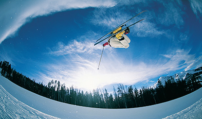 极限运动滑雪高清图片