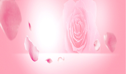 粉色背景banner图