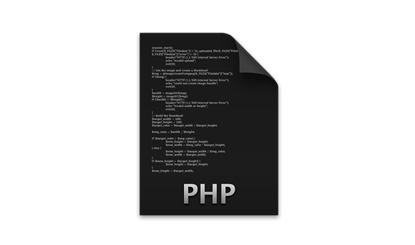 php文件格式图标