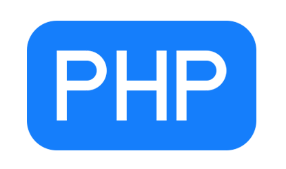 蓝色圆角PHP图标PNG
