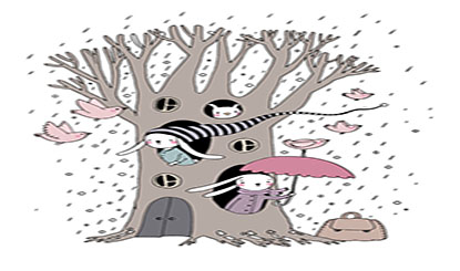 卡通童话插画矢量设计