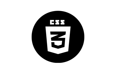 黑白CSS3标志