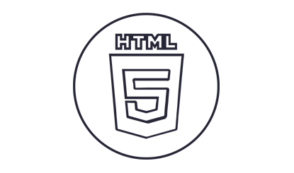 边线HTML5图标