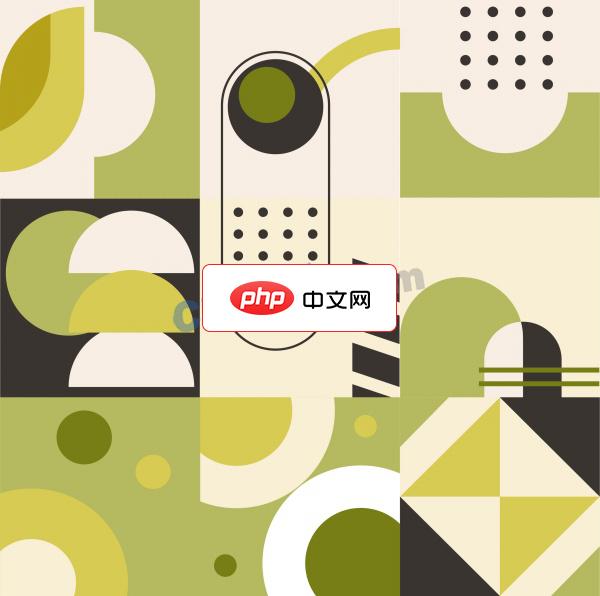 平面抽象几何装饰图案矢量素材