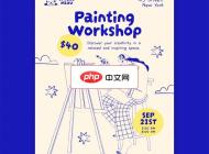 创意绘画特价课程招生海报ps素材下载