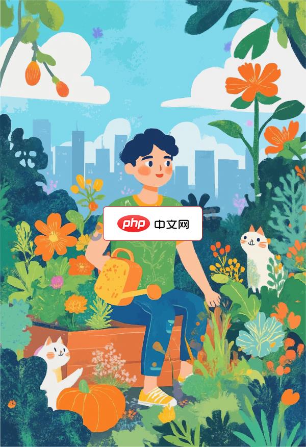 郁郁葱葱屋顶花园背景矢量素材