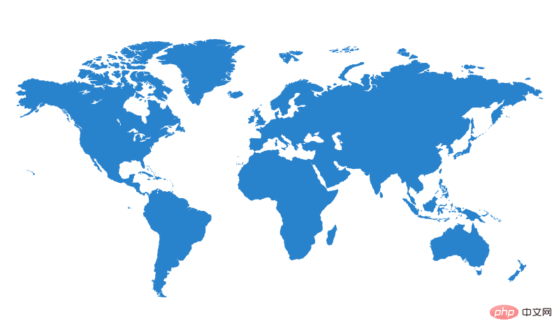 蓝色的世界地图矢量素材(EPS/免扣 PNG)