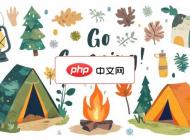 秋季户外露营元素合集矢量素材