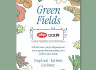 绿色农场主题宣传海报源文件设计下载