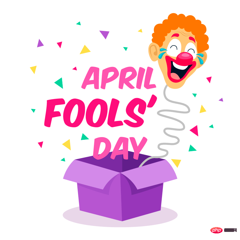 The laughing and crying clown fool pops up from the box Section vector material (AI/EPS)